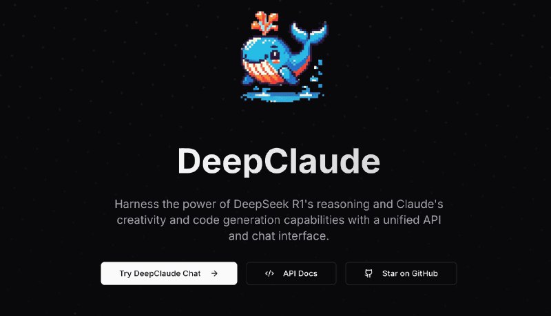 👉 名称：deepclaude🤖 类型：🎯项目👏 介绍：Aider 团队最新研究通过采用 DeepSeek R1 + Claude 3.5 Sonnet 可以实现最好的效果相关资料- R1+Sonnet set SOTA on aider’s polyglot benchmark- 第三方 Python 实现via 老胡周刊资源分享频道 - Telegram Channel