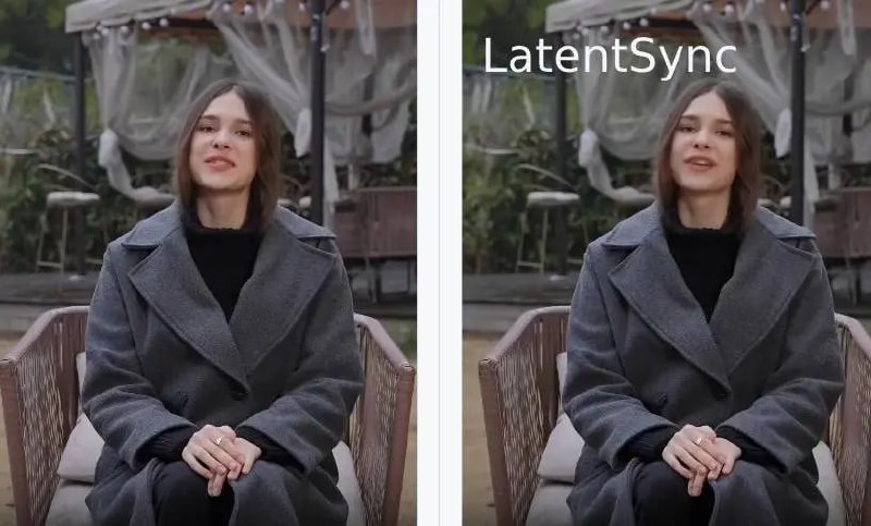 🎯 名称: LatentSync - 开源唇形同步模型🖼 功能:免费开源: 提供开放的代码库和详细的训练脚本，便于研究与开发