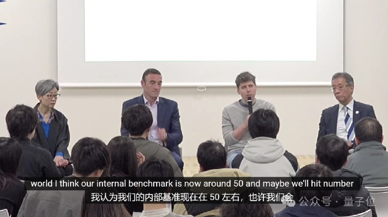 🤖奥特曼：OpenAI内部模型已达GPT-4.5，升级5.5无需百倍算力🚀OpenAI CEO 奥特曼在东京大学的对话中透露：* OpenAI 内部模型已达 GPT-4.5 水平，升级至 GPT-5.5 不再需要 100 倍算力，这得益于 o1 系列推理模型的新突破