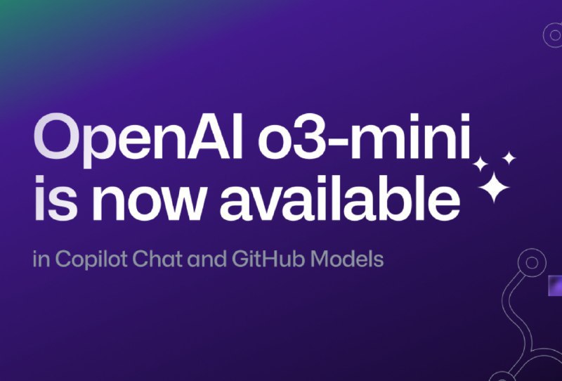 🚀 OpenAI 发布 o3-mini 模型，微软 Azure 和 GitHub Copilot 均已支持OpenAI 发布了新的经济型推理模型 o3-mini，其在数学、编码和科学领域的性能可与 o1 模型媲美