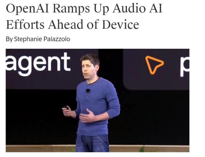 OpenAI加码音频AI技术 提升响应速度OpenAI 近期正加紧音频人工智能技术的研发，旨在为即将推出的语音优先智能设备做好充分准备