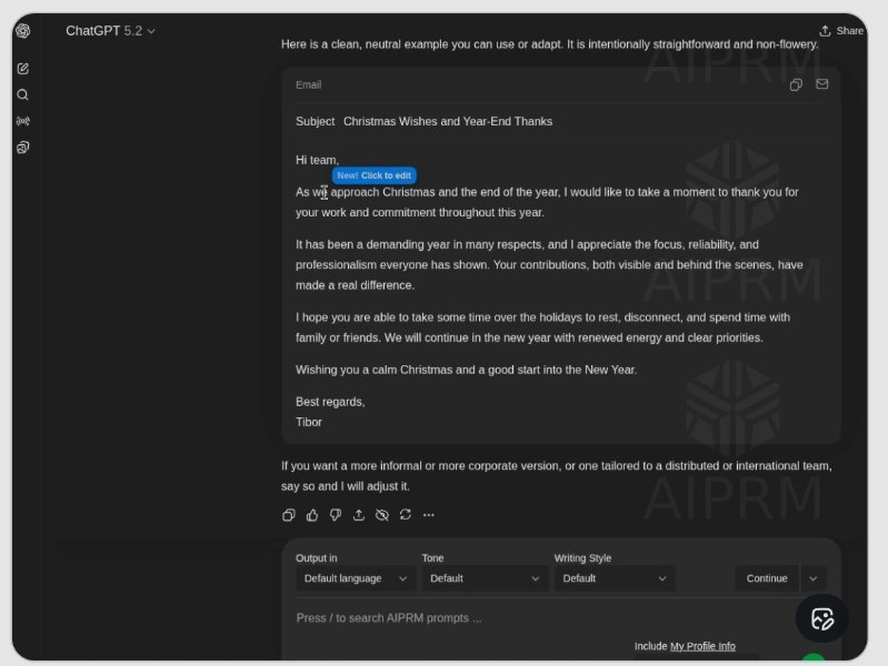 ChatGPT界面大升级！OpenAI上线“富文本编辑块”，写邮件、写博客无需再复制到Word告别复制粘贴!OpenAI正悄然为ChatGPT带来一次交互体验的静默革命