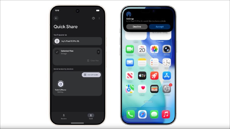 📱 Google 计划将 Quick Share 与 AirDrop 互通功能扩展至更多安卓设备Google 安卓工程副总裁 Eric Kay 证实，公司计划在 2026 年将 Quick Share 与苹果 AirDrop 的跨系统文件传输功能扩展至更多安卓设备