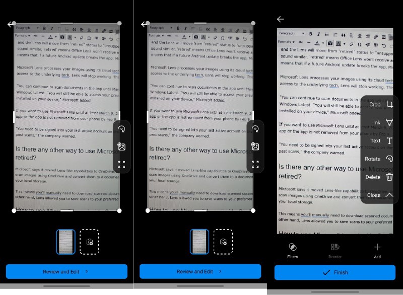 微软宣布移动版Lens退休 将专注与Copilot与OneDrive的扫描功能整合微软近日确认，旗下文档扫描应用 Microsoft Lens 已于 2026 年 1 月 9 日起在 iOS 和 Android 平台进入“退休”（retired）阶段，并计划于 3 月 9 日正式停止相关云端能力，届时应用将无法再完成扫描处理