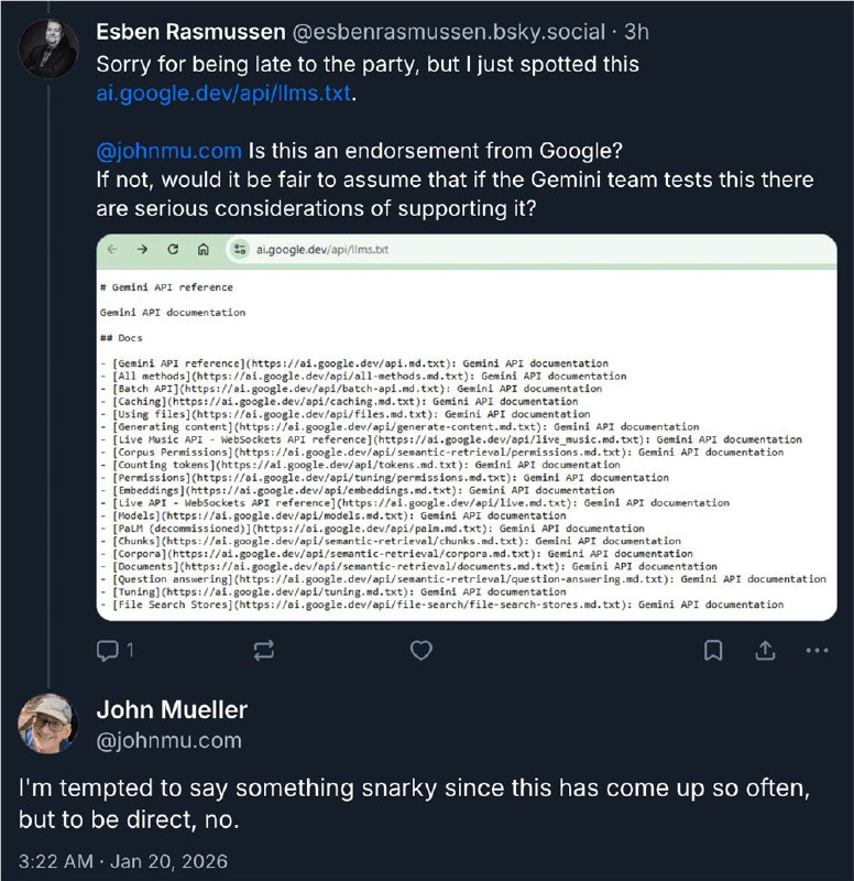 谷歌再发声明：LLMs.txt 文件并非官方认可，别再误解了！近日，谷歌的搜索团队再次对 LLMs.txt 文件发声，澄清了关于其使用和官方立场的疑问