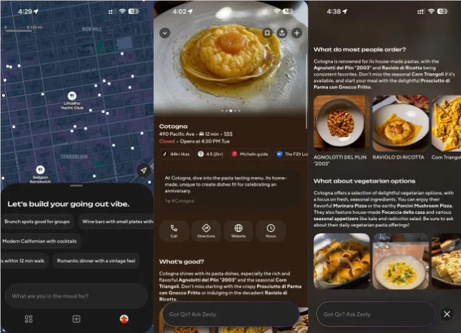 DoorDash推AI社交新应用Zesty：用聊天找餐厅，把美食发现变成社交体验外卖巨头DoorDash正悄然跳出“送餐”边界，杀入本地生活发现与社交赛道