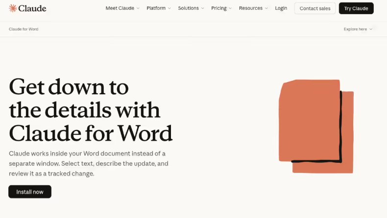 Anthropic 上线 Claude for Word 测试版，主打“律师的高效助理”继今年早些时候将 Claude 引入 Excel 和 PowerPoint 后，Anthropic于当地时间4月11日正式推出了 Claude for Word 测试版