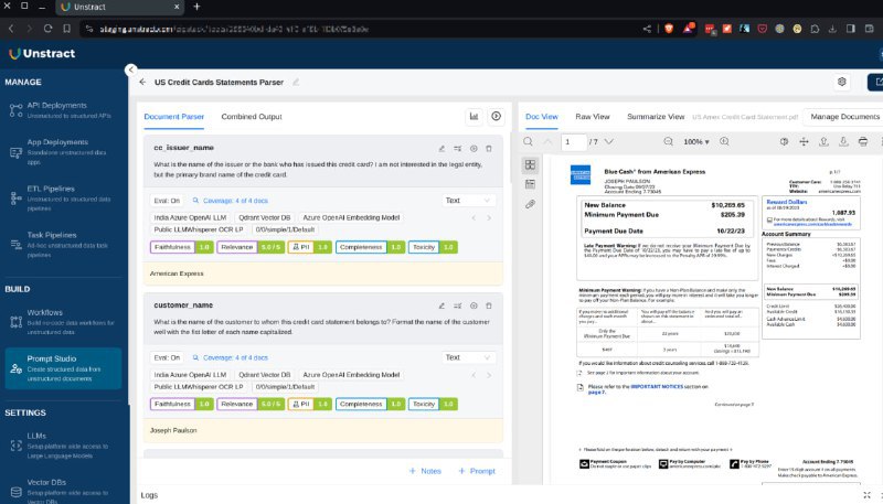 #自动化 #LLMUnstract 是一个开源的无代码平台，可让您自动化任何规模的文档处理工作流程