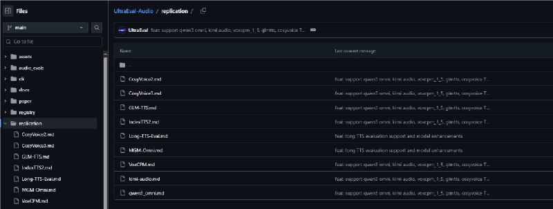 全新音频评测工具 UltraEval-Audio 上线，助力音频模型研发！在音频技术飞速发展的今天，如何对音频模型进行有效评测已成为研究者们的重要课题