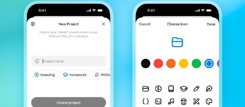 🤖 OpenAI 正式向免费用户开放 ChatGPT Projects 功能OpenAI 于 9 月 4 日宣布，免费用户现已可以使用 ChatGPT Projects 智能工作空间服务
