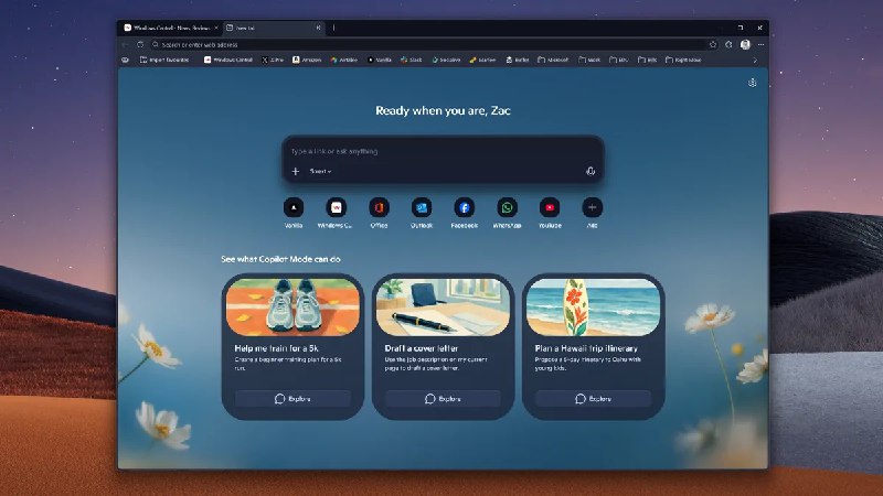 微软 Edge 迎来 Copilot 式大改版：界面全面向 AI 看齐微软正为其 Edge 浏览器准备一次重要的界面焕新，将 Copilot 应用的独特设计语言大规模引入浏览器之中，目前已在 Edge 的 Canary 与 Dev 早期测试版本中现身