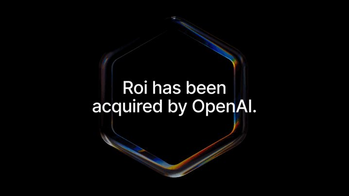 OpenAI 收购个性化投资应用 Roi，服务将于 10 月 15 日下线Roi 支持中心称，因被 OpenAI 收购，Roi 应用将于 2025 年 10 月 15 日停止服务，并在此后 30 天内删除所有剩余用户数据；OpenAI 不会获取任何用户数据，同时按渠道安排订阅退款与支持时间表