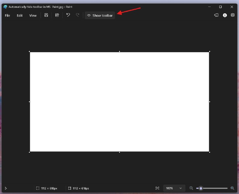 Windows 11画图终于可以隐藏工具栏 同时迎来全新AI功能Windows 11自带的画图应用近日迎来了一系列实用更新，其中包括工具栏的自动隐藏功能，以及全新的AI功能
