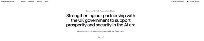 谷歌 DeepMind 将在英国开设人工智能实验室 专注新材料研发谷歌 DeepMind 宣布将设立首个新材料研发研究实验室，重点研发电池、半导体等领域所需材料，这是其推动人工智能应用于更多科学领域的重要举措