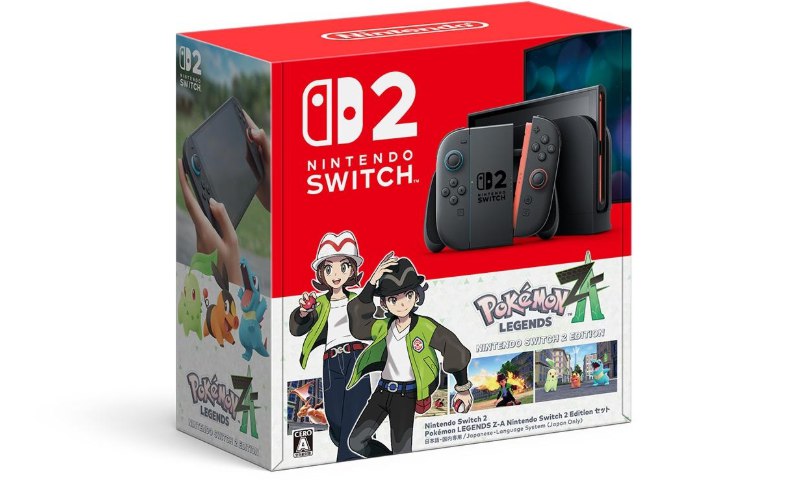 任天堂推出《宝可梦传说 Z-A》同捆Switch 2 限量抽选任天堂日前宣布，为迎接即将于2025年10月16日正式发售《宝可梦传说 Z-A》，推出游戏同捆版Switch 2，但只能限定日本地区而且抽选销售