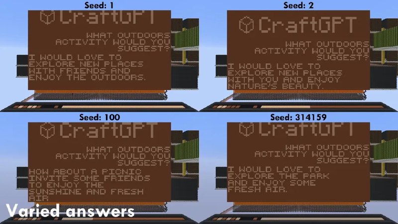 极致硬核：大神在《我的世界》里堆出能对话的AI 用了4.39亿块积木《我的世界》（Minecraft）一直以来都是玩家展现创造力的天堂，而最近，一位名为Sammyuri的爱好者在这款游戏中完成了一项令人惊叹的壮举：他在游戏中构建了一个名为CraftGPT的语言模型