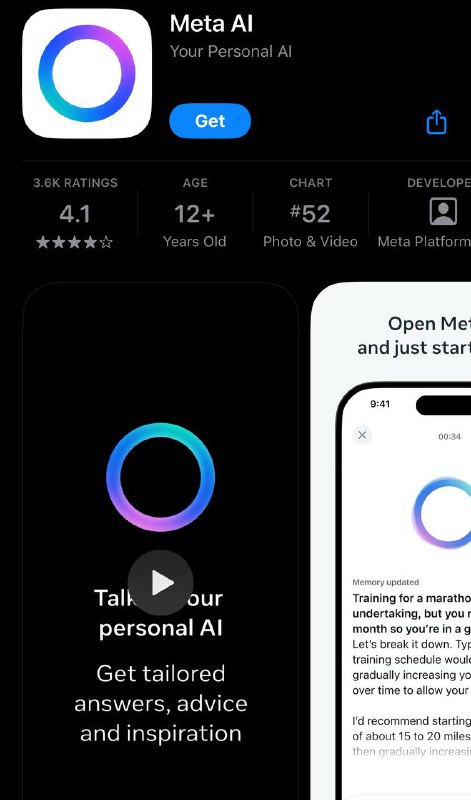 对标ChatGPT：扎克伯格旗下Meta Platforms推出第一版Meta AI APP