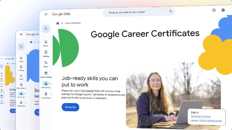 Google推出包含3000门课程和实验室的在线教育平台“Google Skills”10月21日，Google正式发布了其新在线学习平台“Google Skills”，用户可通过该平台学习人工智能相关技能并获得认证