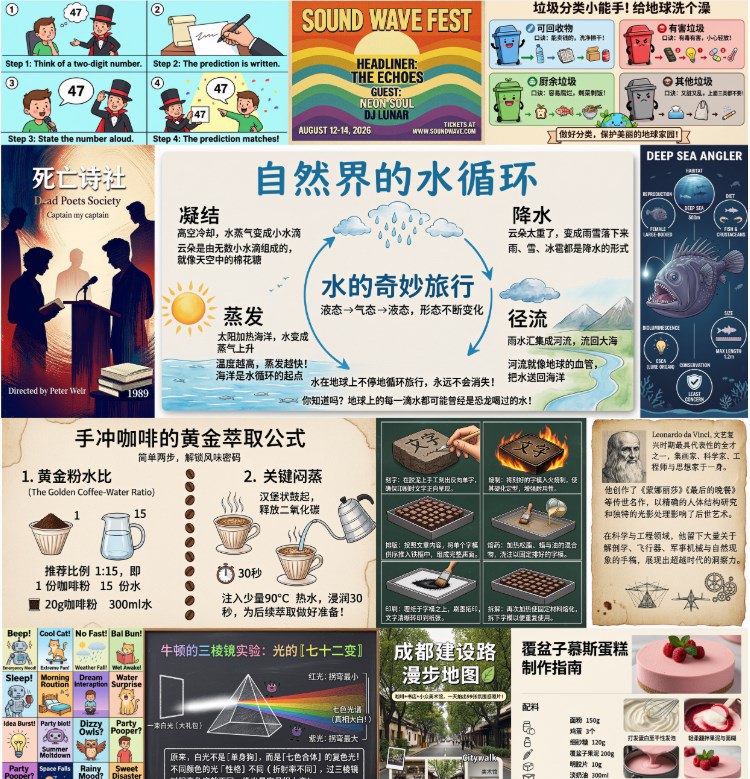 打破算力垄断：智谱联合华为发布首个全流程国产化多模态大模型 GLM-Image智谱正式宣布联合华为开源新一代图像生成模型GLM-Image