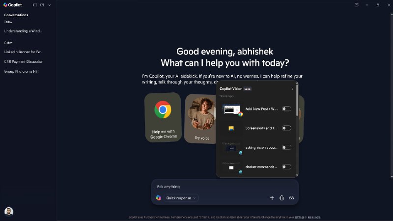 微软测试为Windows 11任务栏引入AI智能助手功能微软正在为Windows 11的任务栏测试全新AI代理和智能助手功能