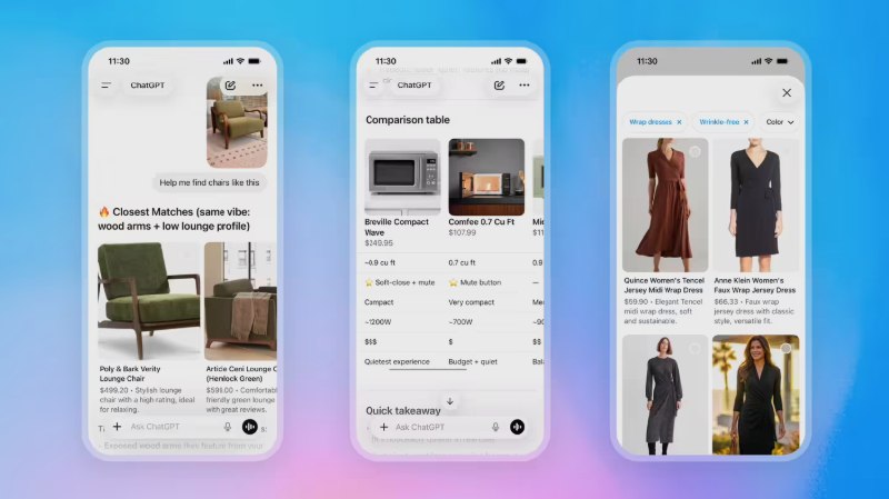 ChatGPT 变身“超级买手”！OpenAI 发布商业协议：支持直接比价与一键下单ChatGPT 正在从“聊天搭子”进化为真正的“消费助手”