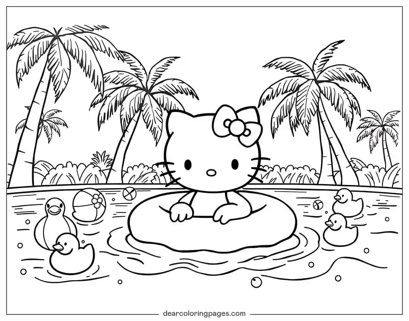 🆔 网站名称：Dear Coloring Pages⭐ 网站功能：涂色页📁 网站简介：一个提供丰富多样的涂色页的网站