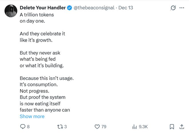 🤖GPT-5.2被指“无聊”？实测揭示其专业可靠性与市场定位OpenAI近期发布的GPT-5.2模型，尽管CEO奥特曼庆祝其首日消耗突破万亿Token，却在社交媒体上遭遇用户“无聊”、“敷衍”的负面评价