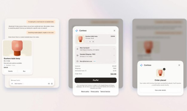 微软推出 Copilot Checkout 与品牌智能体，开启 AI 一站式购物新时代微软近期在电商领域投下重磅炸弹，正式在Copilot平台上推出了Copilot Checkout功能，并同步发布了专为商家设计的 AI 解决方案——“品牌智能体”（Brand Agents）
