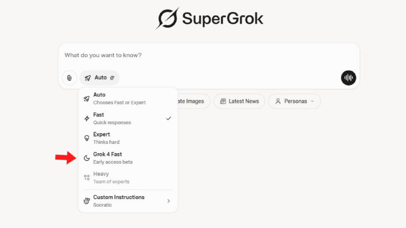 Grok AI在网页版中测试Fast模式 在极短的时间内响应问题埃隆马斯克旗下的 Grok AI 目前正在面向部分用户提供 Grok 4 Fast 模式，该模式有别于当前已经提供的快速模式和专家模式，Grok 4 Fast 模式可以在极短的时间内提供响应
