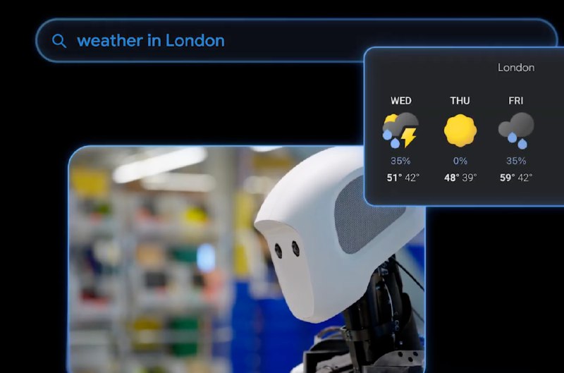 DeepMind新推出的AI模型能够让机器人利用网络搜索来帮助完成任务Google DeepMind最新升级的AI模型使机器人能够执行更为复杂的任务，甚至可以通过网络获取所需信息