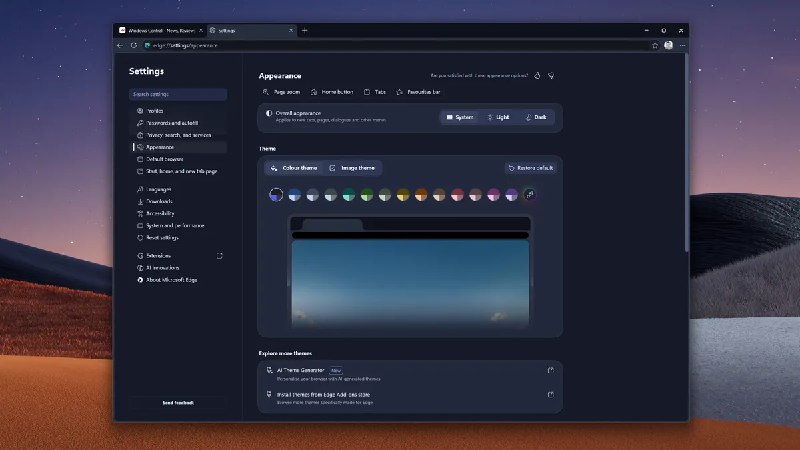 微软 Edge 迎来 Copilot 式大改版：界面全面向 AI 看齐微软正为其 Edge 浏览器准备一次重要的界面焕新，将 Copilot 应用的独特设计语言大规模引入浏览器之中，目前已在 Edge 的 Canary 与 Dev 早期测试版本中现身