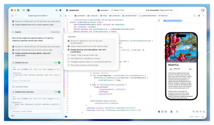 苹果联手 OpenAI 推出 Xcode 智能体，支持 GPT-5级别模型周二，苹果公司宣布推出 Xcode26.3，标志着其集成开发环境（IDE）完成了从“AI 辅助”到“智能体编码”的重大跨越