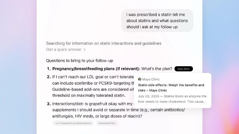 OpenAI 发布 GPT-5 模型OpenAI 正式发布 GPT-5，这是该公司迄今为止最智能、最快速的模型，具备内置思考能力，现已向所有用户开放