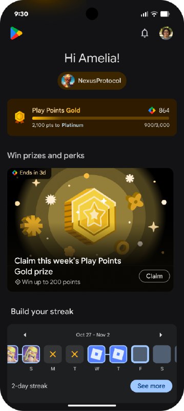 Google Play应用个性化升级 新增“You”标签页整合用户内容Google Play将新增“You”标签页，为用户提供更加个性化的内容推荐及账户信息管理