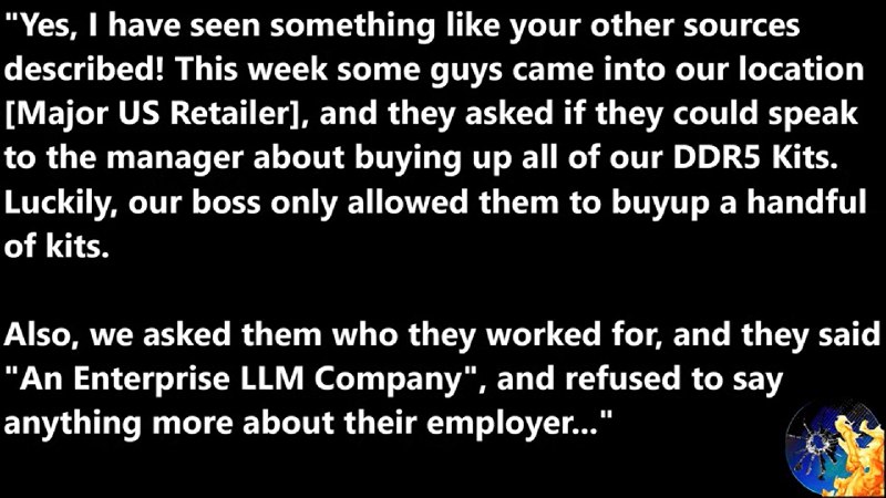 OpenAI疯狂扫货DDR5 游戏内存也不能幸免近期硬件市场，尤其是内存价格的暴涨已达到令人瞠目结舌的程度，而且根本看不到任何缓解