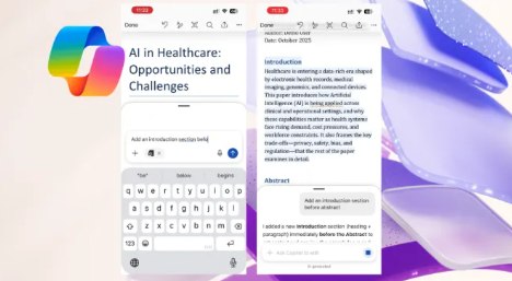 Word 迎来最强“搭子”！微软 iOS 版开启 Copilot 协同创作测试4月6日，微软发布博文宣布，正式邀请 Microsoft365Insider 项目成员在 iOS 版 Word 中测试全新的 Copilot 协同创作 功能