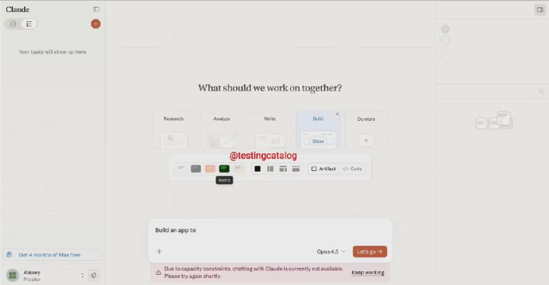 Claude AI 新 “任务模式” 上线：智能助手全新进化，能提问会执行！近日，科技媒体 TestingCatalog 报道，Anthropic 旗下的 AI 助手 Claude 正在进行一项名为 “任务模式”（Tasks Mode）的新功能测试