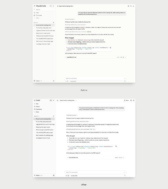 Claude 应用推出焕新界面10 月 23 日，Claude 应用推出经过改良的全新界面