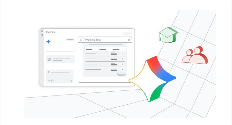 谷歌Gemini推出免费SAT完整模拟考试功能谷歌近日宣布，与知名教育机构The Princeton Review（普林斯顿评论）合作，在Gemini应用中正式推出针对标准化考试的按需练习题服务，首推SAT考试