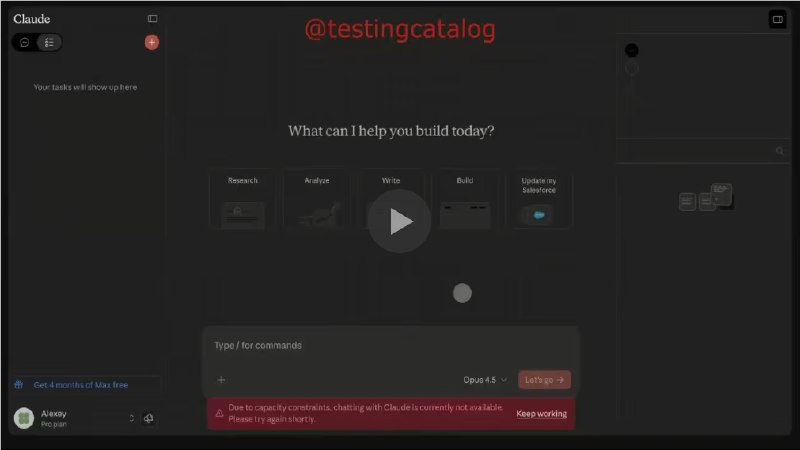 Claude AI 新 “任务模式” 上线：智能助手全新进化，能提问会执行！近日，科技媒体 TestingCatalog 报道，Anthropic 旗下的 AI 助手 Claude 正在进行一项名为 “任务模式”（Tasks Mode）的新功能测试